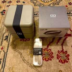 Monbento Bento Box Set with Silverware and Bowl – Brand New